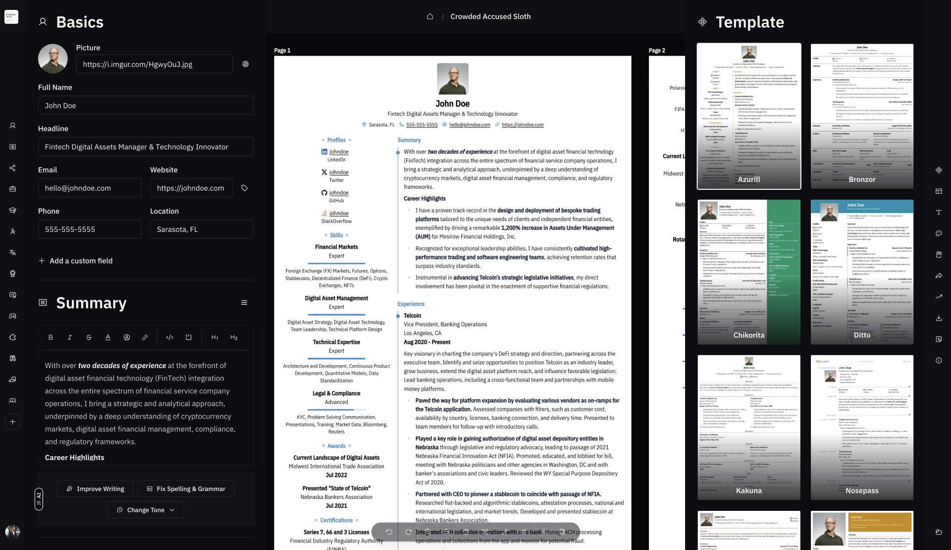 CareerBldr - 100% Free AI Resume Builder That Gets You Hired